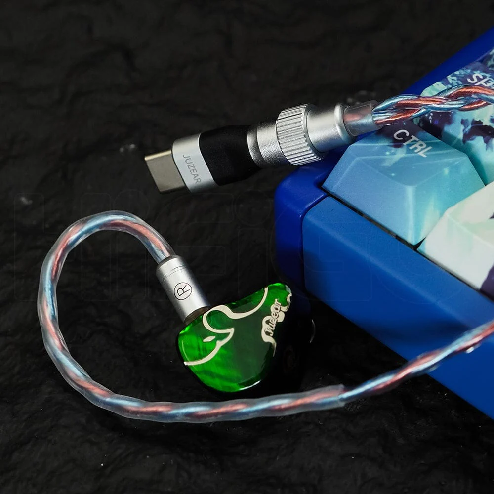 JUZEAR Flare 6N SPOCC+SCCW Hybrid Defiant Original Earphone Cable - Image 20