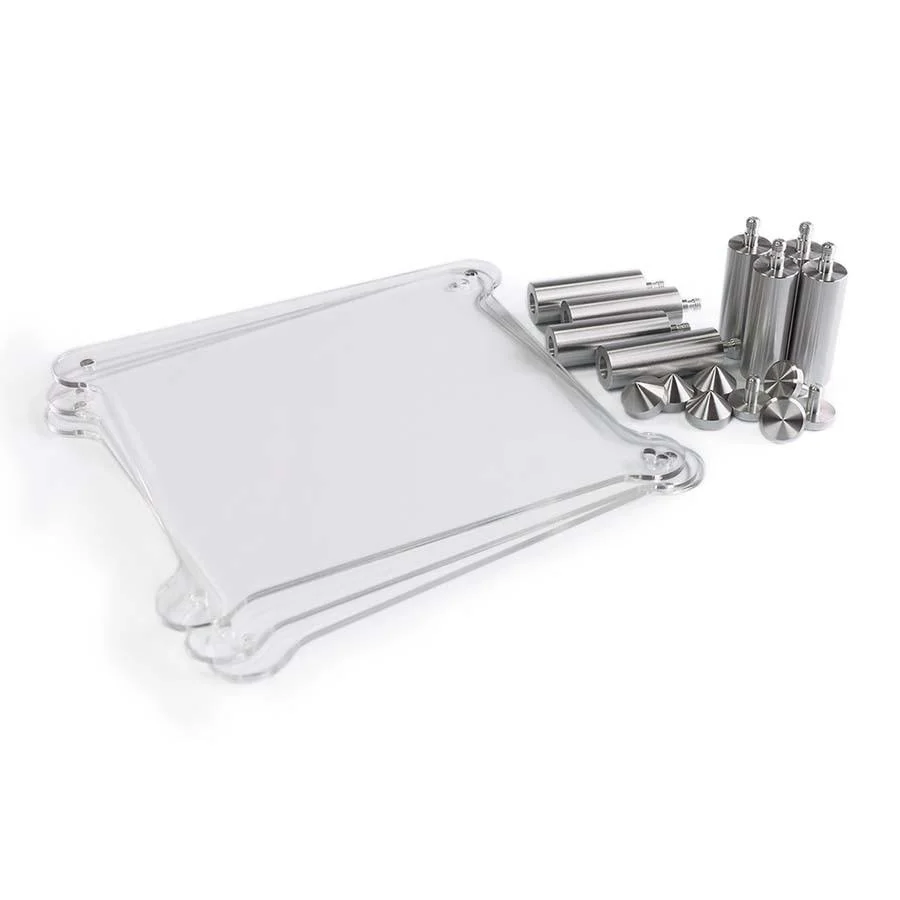 TOPPING KGU12 Exquisite Acrylic Shelf HIFI Amplifier Decoder Frame Transparent - Image 6