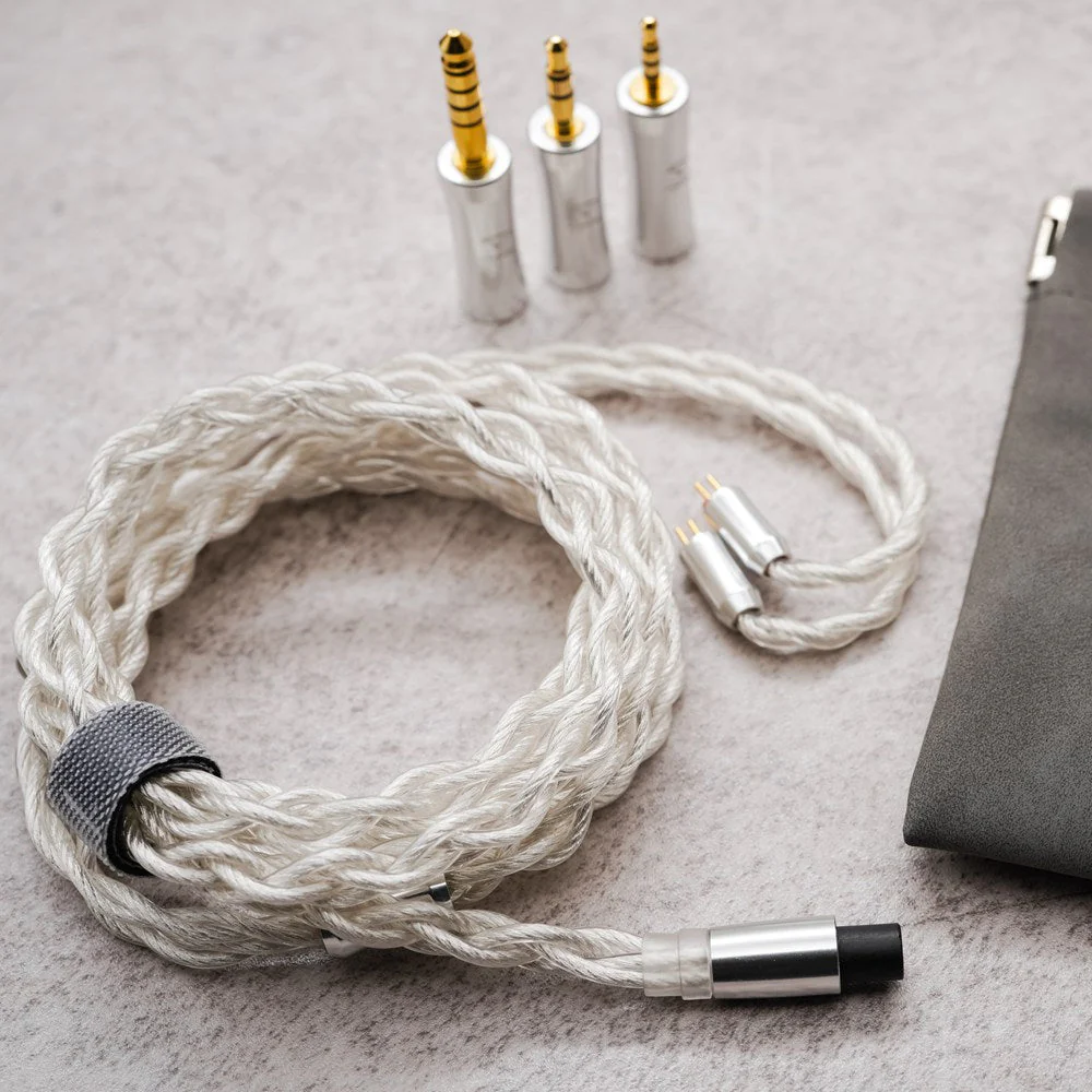 QoA RUM Silver Plated OCC Earphone Cable MMCX / 0.78mm - Image 6
