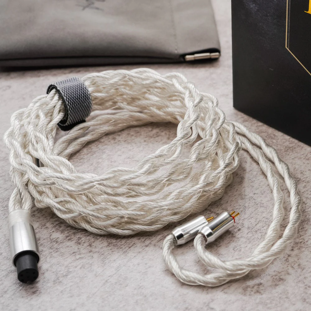 QoA RUM Silver Plated OCC Earphone Cable MMCX / 0.78mm - Image 7