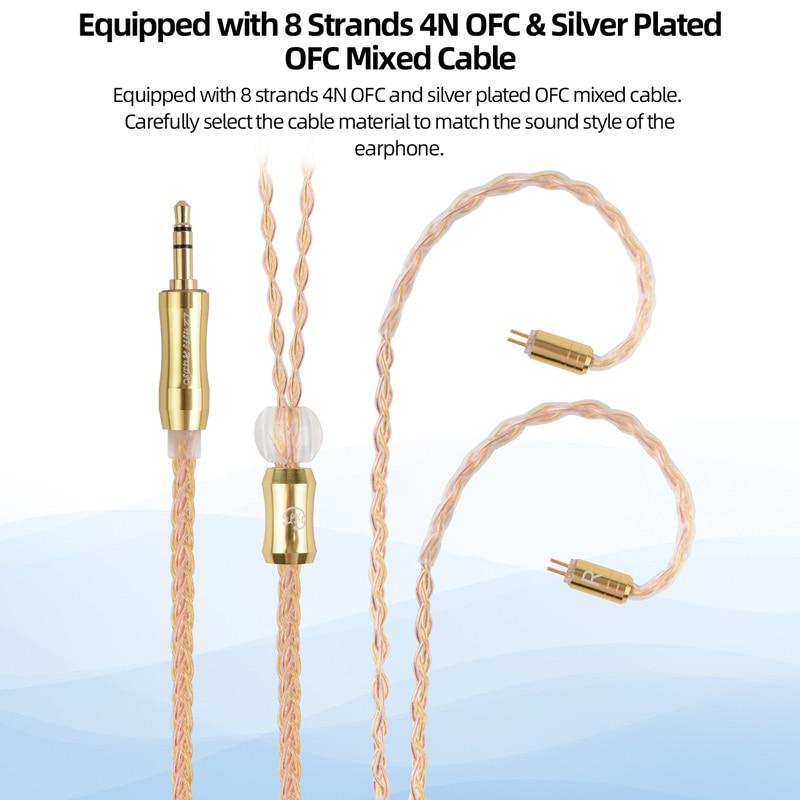 LZ A2 PRO 1 Dynamic+2 Knowles BA Hybrid 3 Driver HIFI Earphone - Image 5