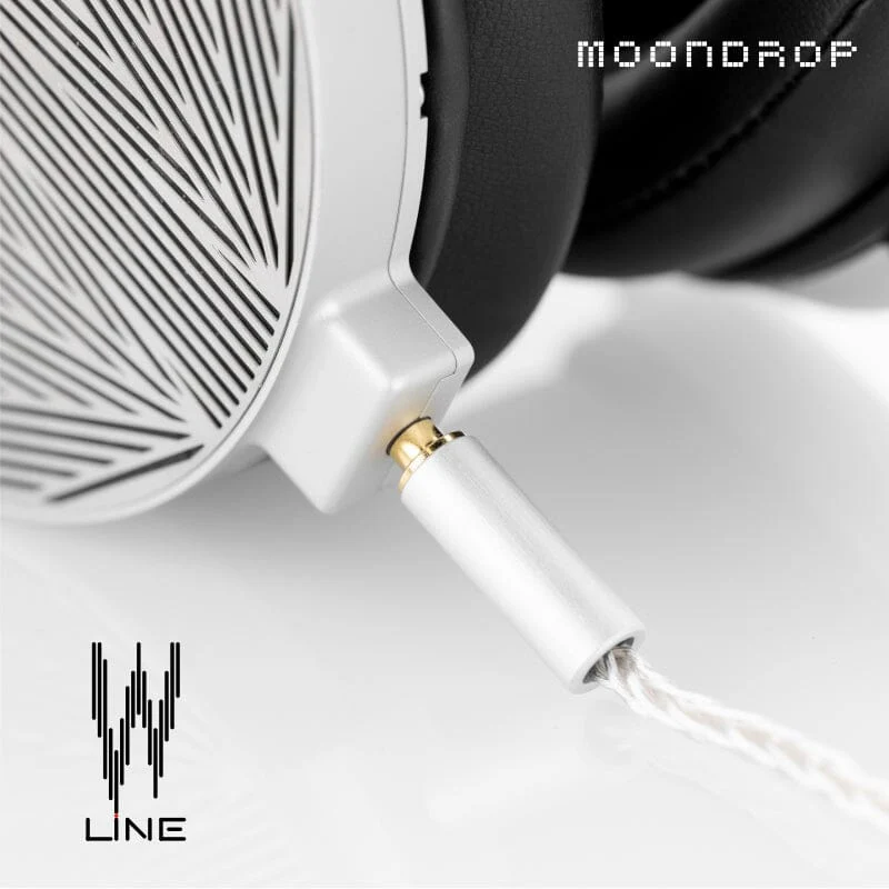 Moondrop Line V 6N Single Crystal Copper Silver-Plated Headphone Cable - Image 6