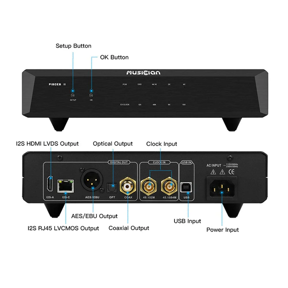 Musician Audio Pisces II High-fidelity Digital Interface - Image 3