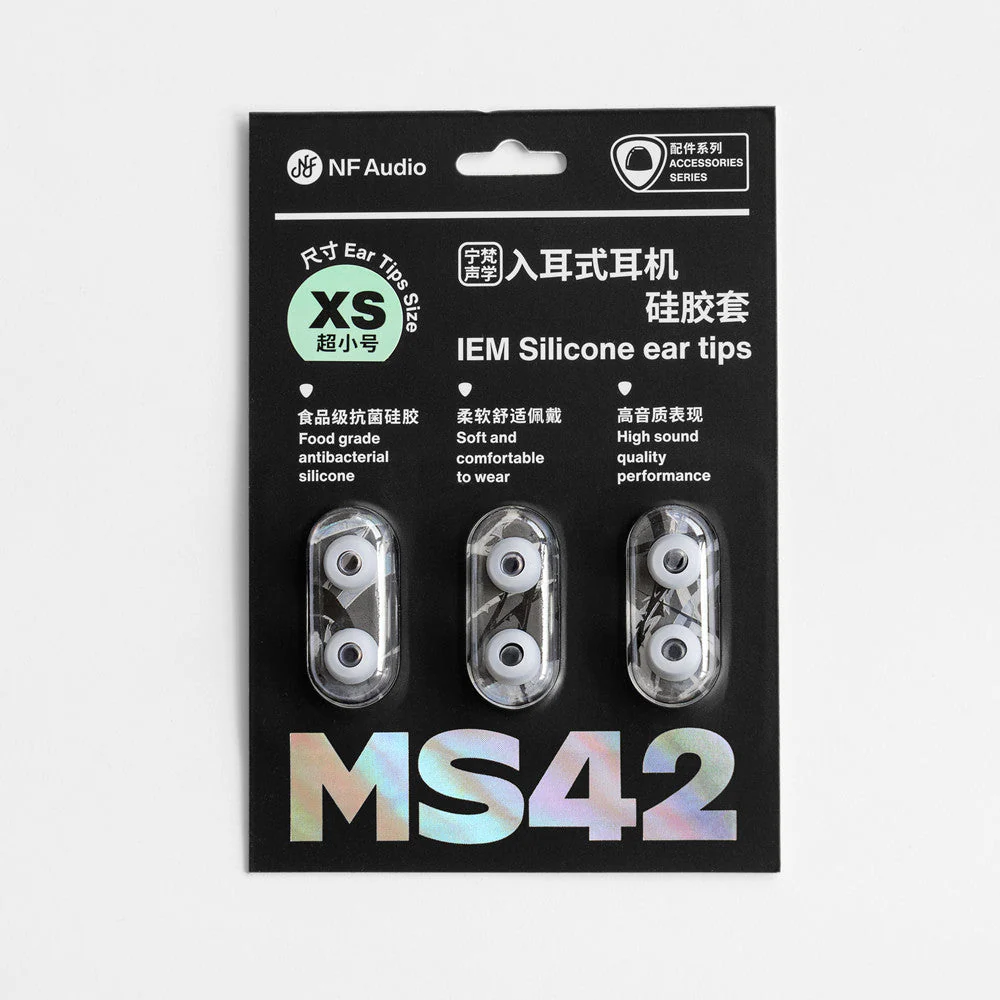 Pre Order NF Audio MS42 IEMs Silicone Eartips For Nozzle 4.5mm-6mm - Image 3