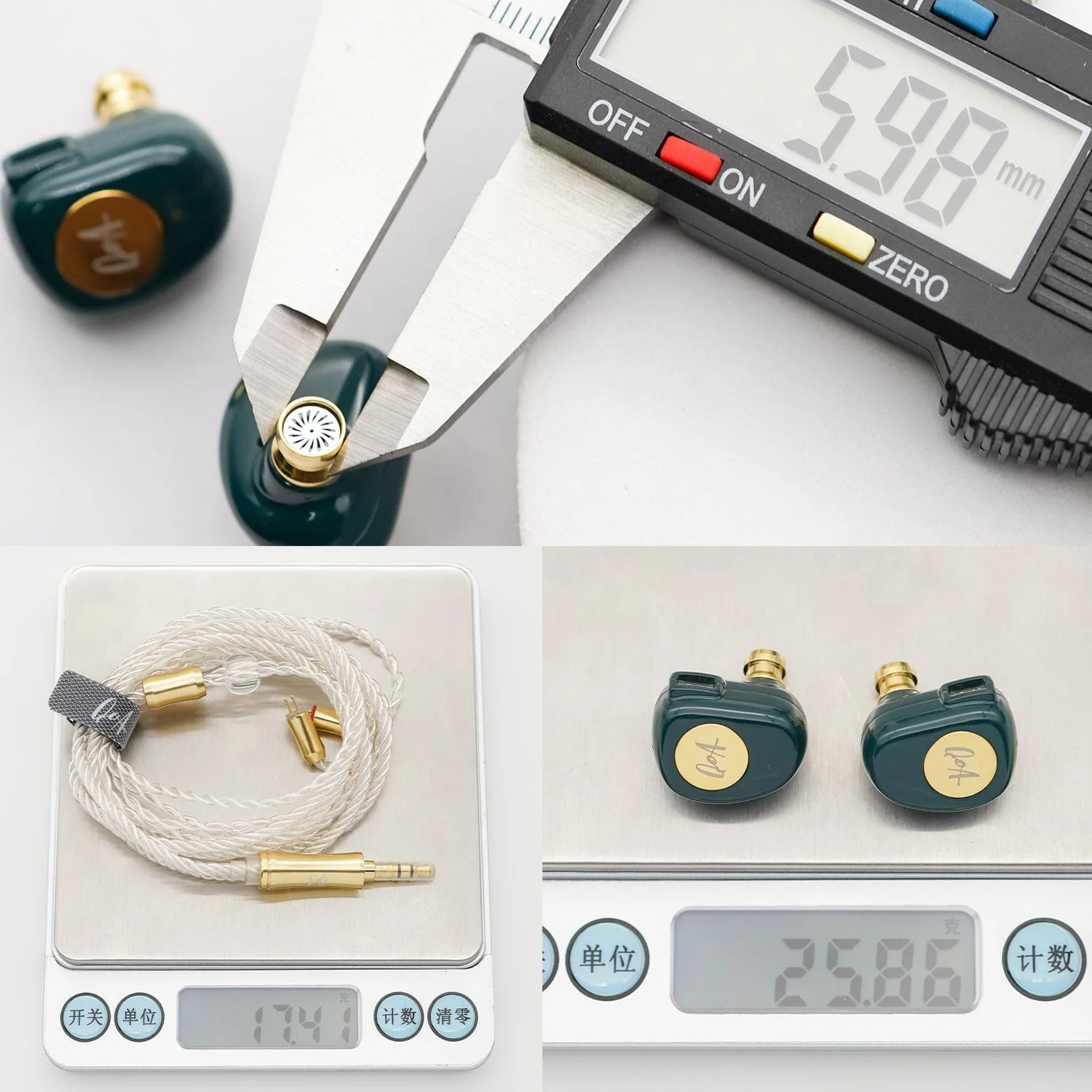 QoA Gimlet 10mm Dynamic Driver In-Ear Monitors Earphone IEMs - Image 10