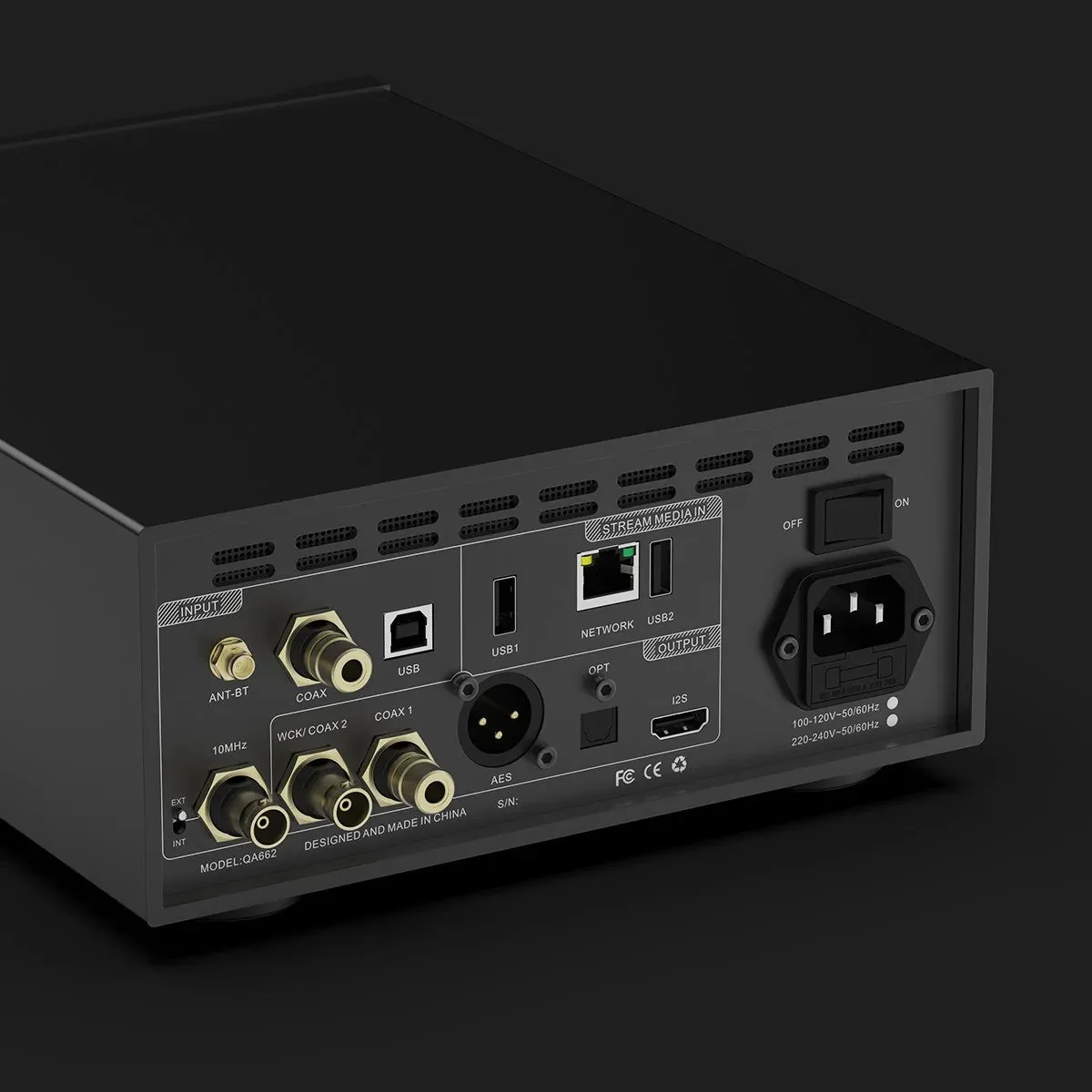 QULOOS QLS QA662 Desktop DAC & Headphone Amplifier & Music Streamer - Image 4