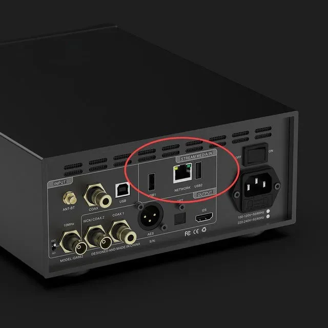 QULOOS QLS QA662 Desktop DAC & Headphone Amplifier & Music Streamer - Image 6