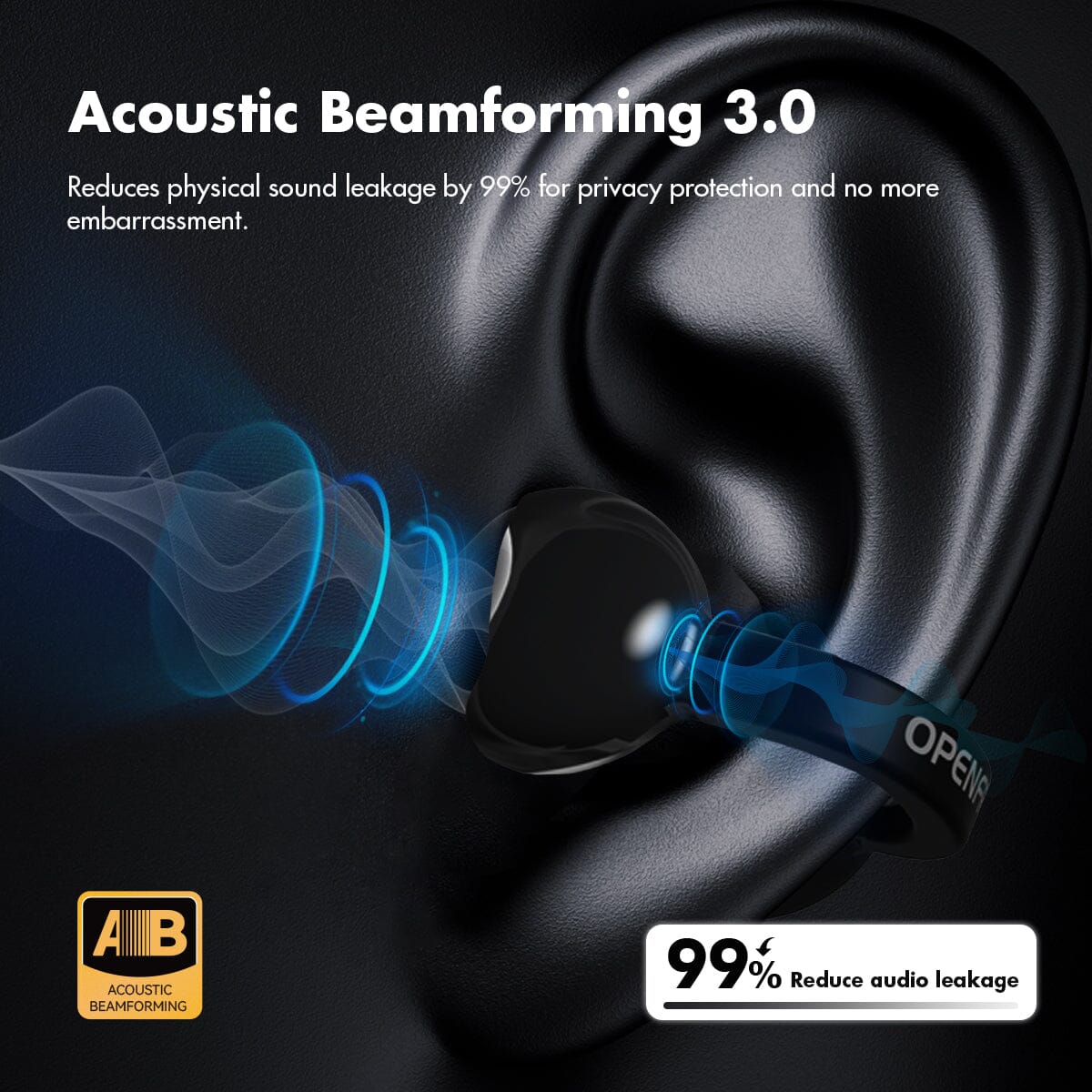 ROSESELSA OpenFree Open-Ear Bluetooth V5.4 Earbuds - Image 5