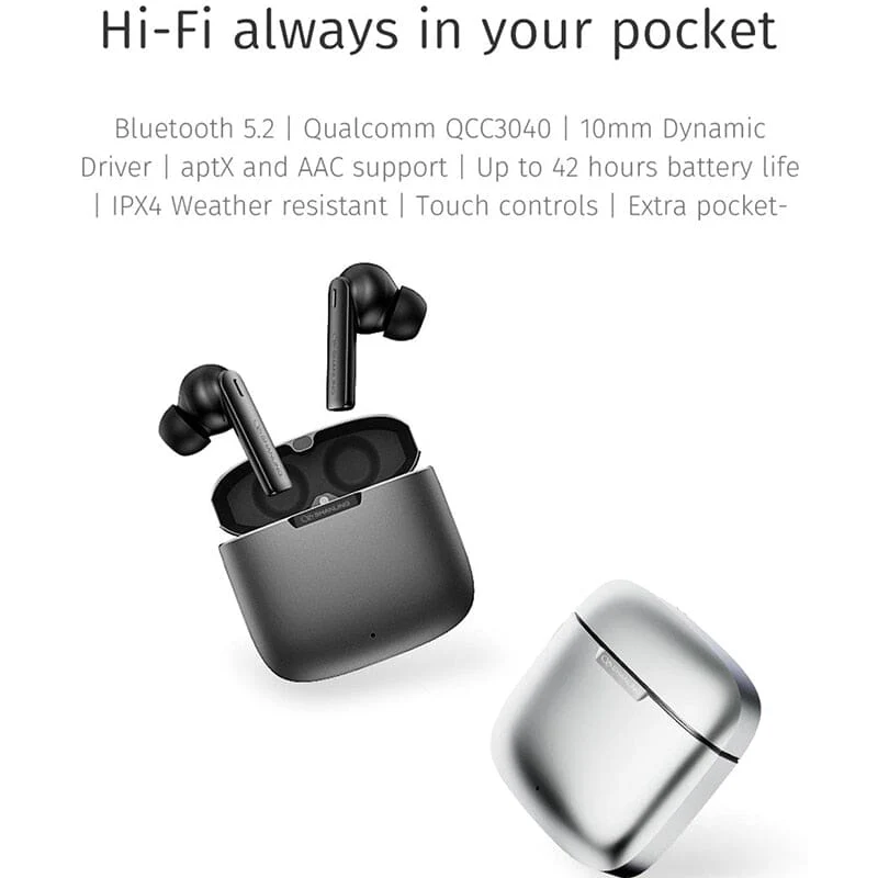 SHANLING MTW200 TWS Ture Wireless Bluetooth 5.2 Earphone 10mm Dynamic Driver IEMs - Image 3