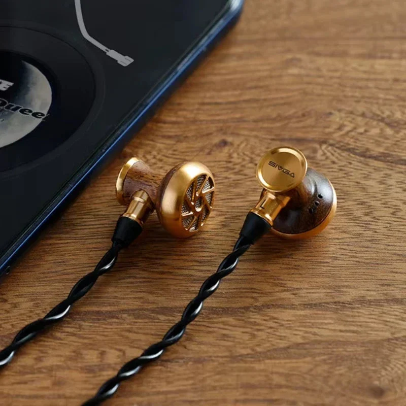 SIVGA M300 15.4mm Dynamic Driver HiFi Wired Flat-Head Earbuds