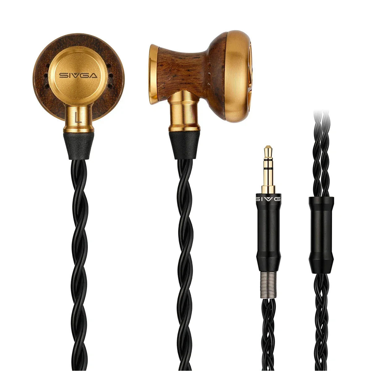 SIVGA M300 15.4mm Dynamic Driver HiFi Wired Flat-Head Earbuds - Image 6