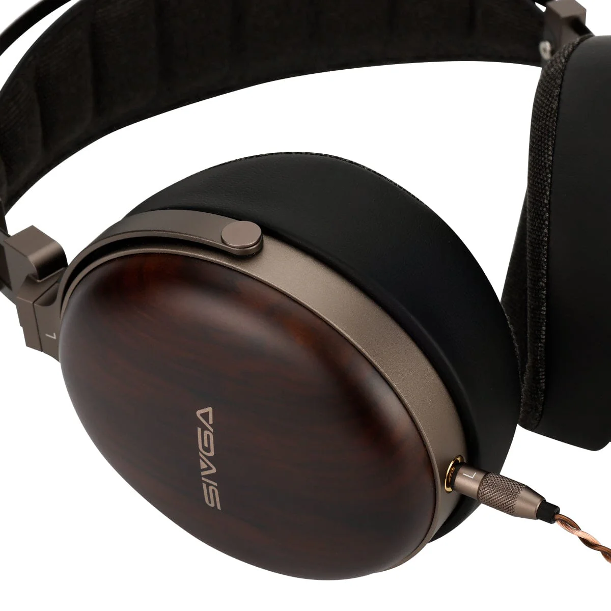 Sivga Peng 50mm Dynamic Driver Closed-Back Wood Headphone - Image 8