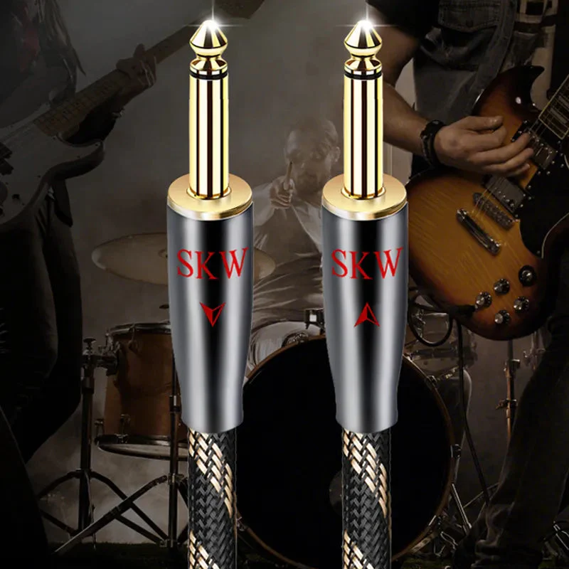 SKW BG-08 6.35mm Jack To 6.35mm Jack 6N  Audio Cable ( Pair) - Image 6