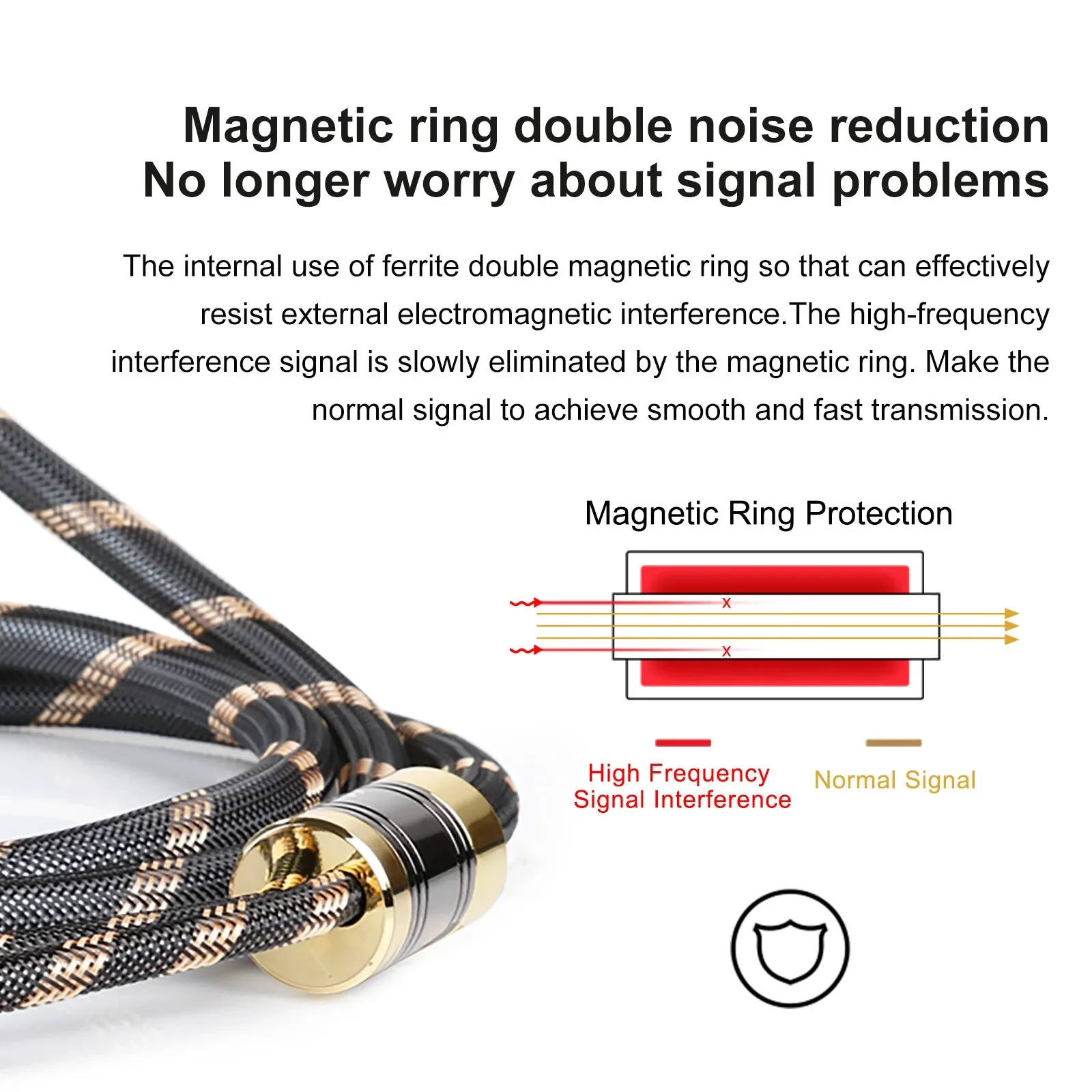 SKW BG04A 2RCA To 2RCA  High-purity Copper Audio Cable - Image 4