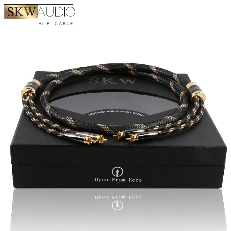 SKW BG04A 2RCA To 2RCA  High-purity Copper Audio Cable - Image 5