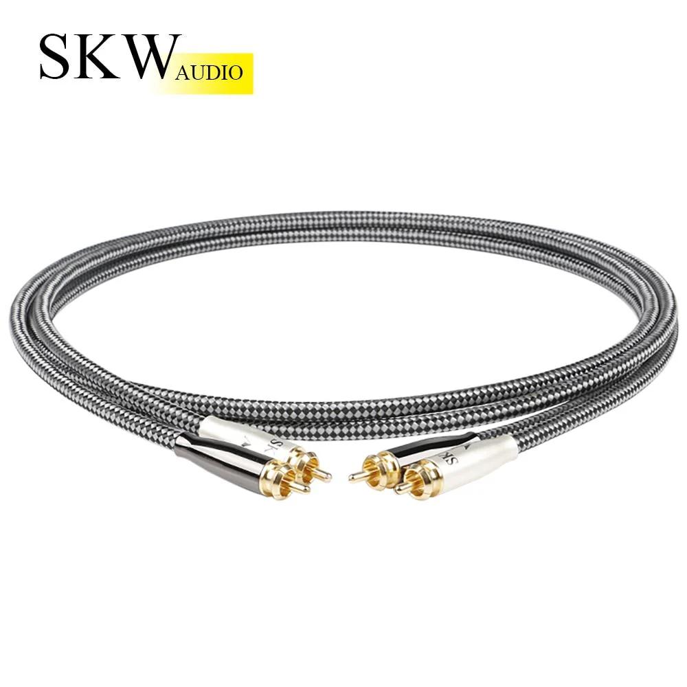SKW Car-02 RCA Cable Silver-plated OCC