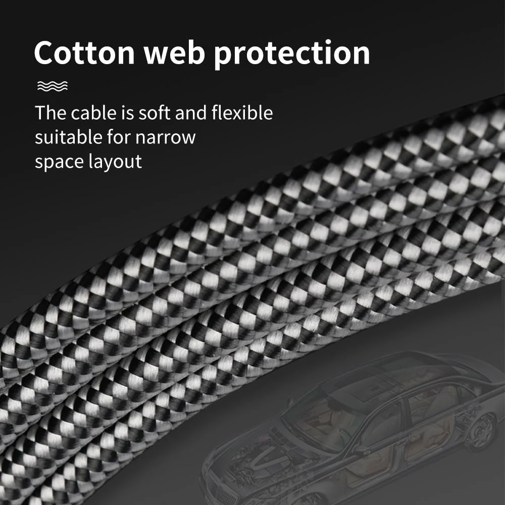 SKW Car-02 RCA Cable Silver-plated OCC - Image 6