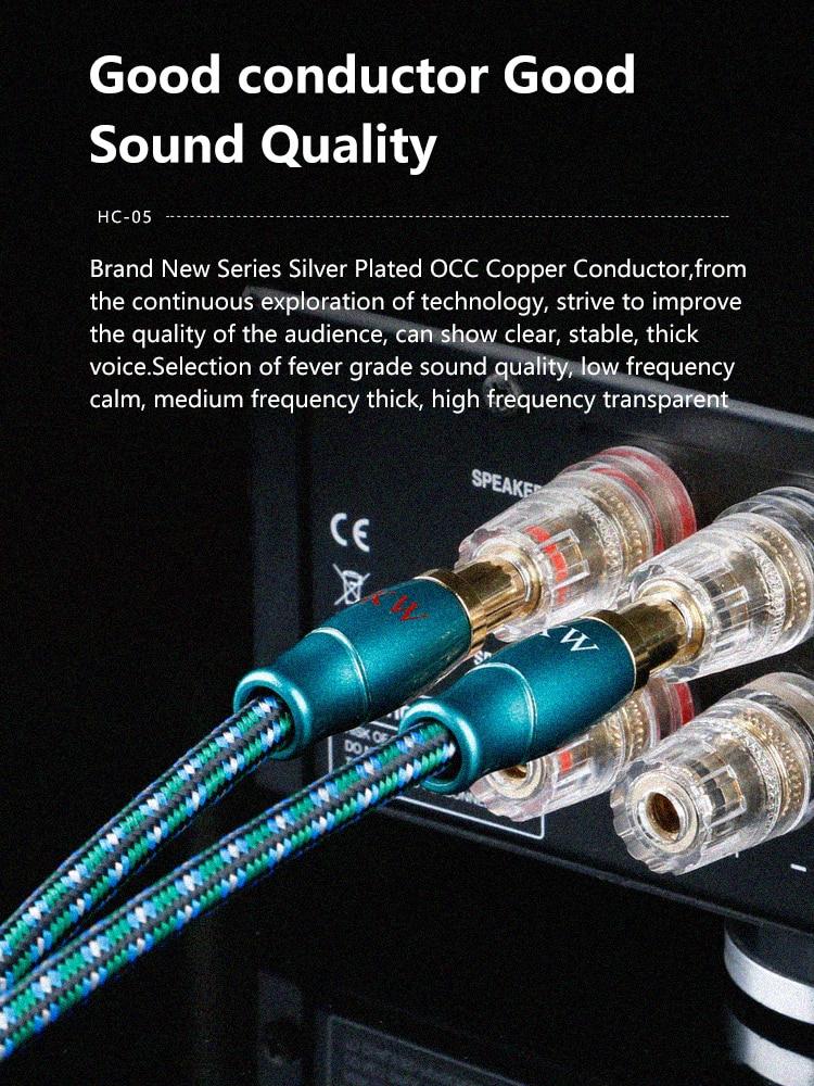 SKW HC-05 High-Purity Copper Conductor Speaker Audio Cable - Image 2