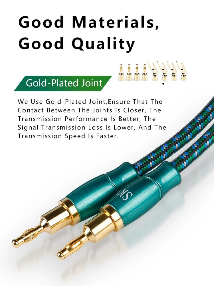 SKW HC-05 High-Purity Copper Conductor Speaker Audio Cable - Image 4
