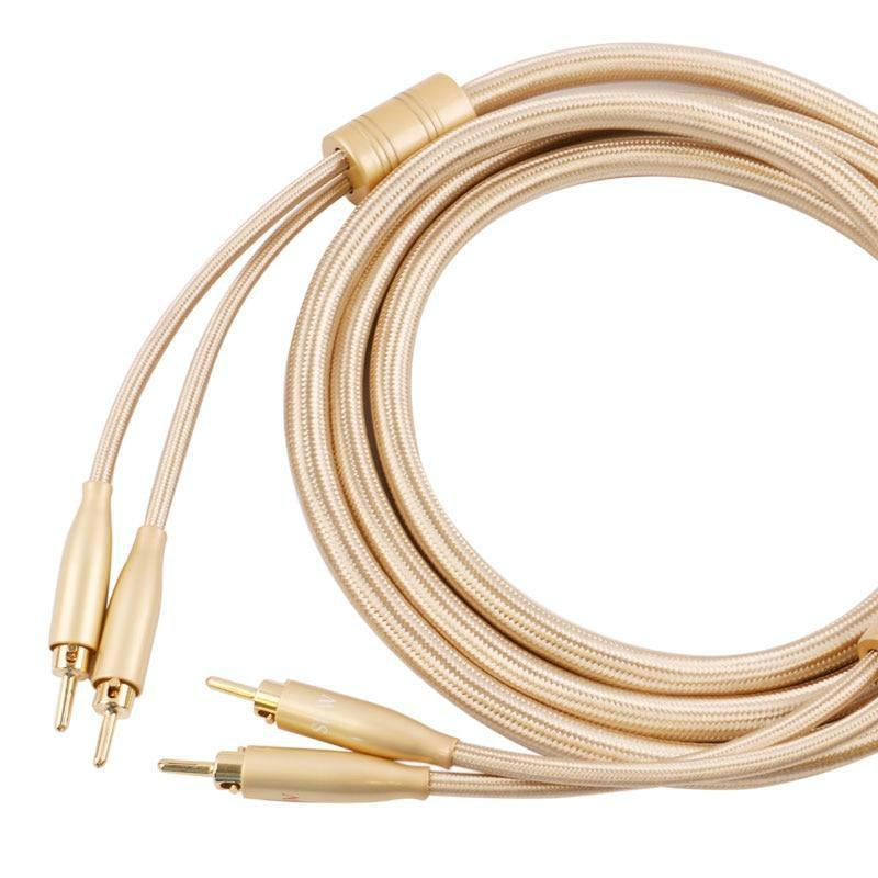 SKW SK1606005 Locking Type Termimal Audiophile Audio Cable 24K Gold-plated Banana Plug With Lock - Image 5