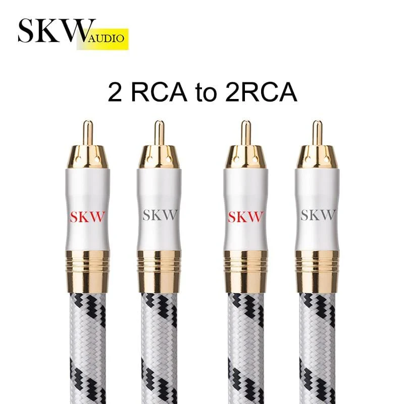 SKW WG-1901 RCA Cable 1RCA to 1RCA/2RCA to 2RCA Audio Cable - Image 5