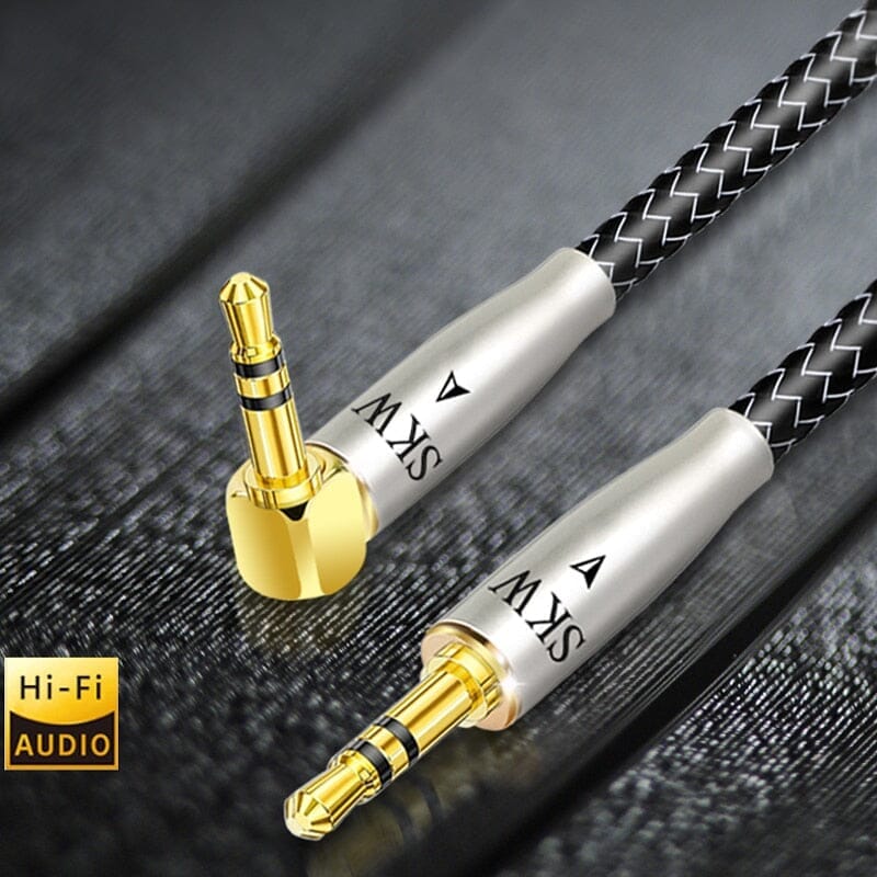 SKW WG20-02C Car Aux Audio Cable 3.5MM To 3.5MM Jack High-Purity Copper Conductor - Image 5