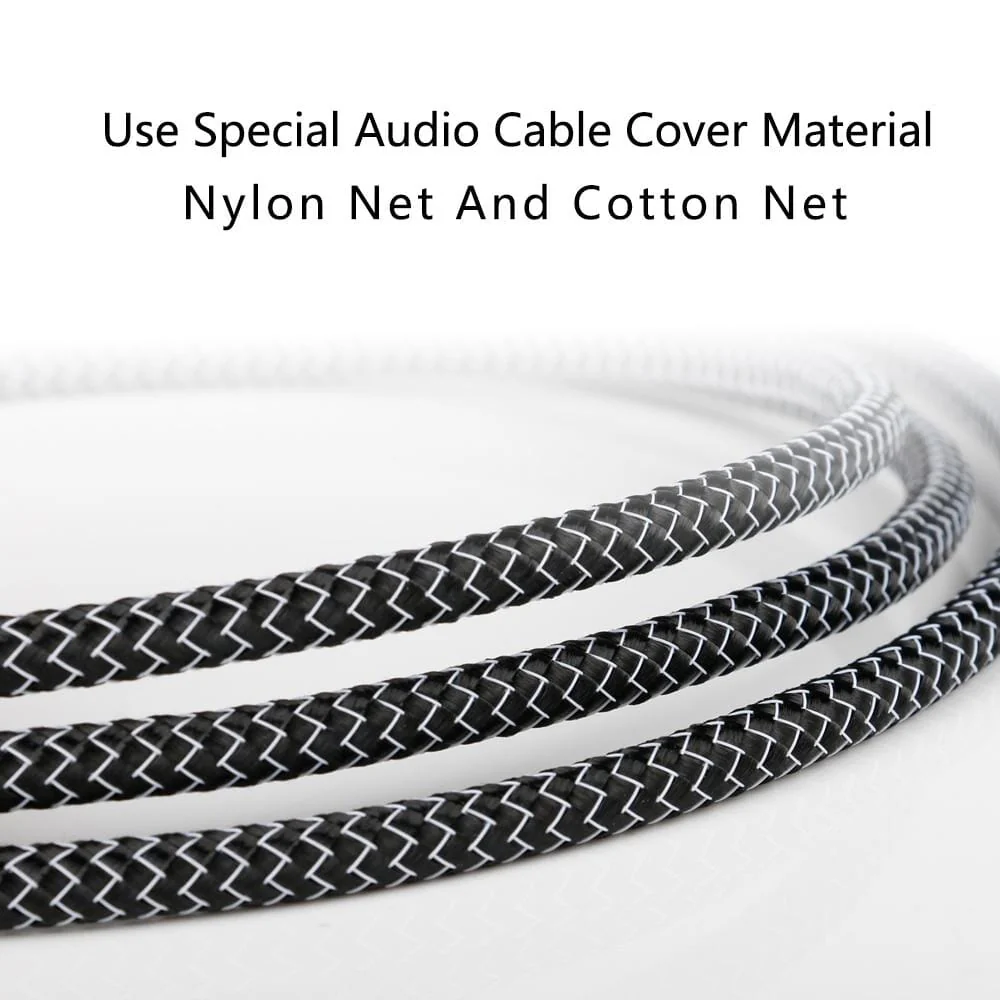 SKW WG20-03 Digital Coaxial SPDIF Audio Cable Silver Plated OCC Conductor RCA Cable Subwoofer Cord - Image 6