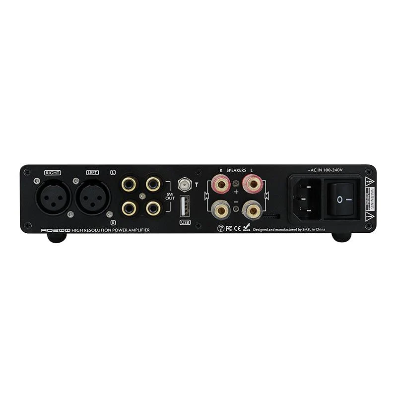 SMSL AO200 Digital Amplifier Bluetooth 5.0 Balanced Input - Image 4