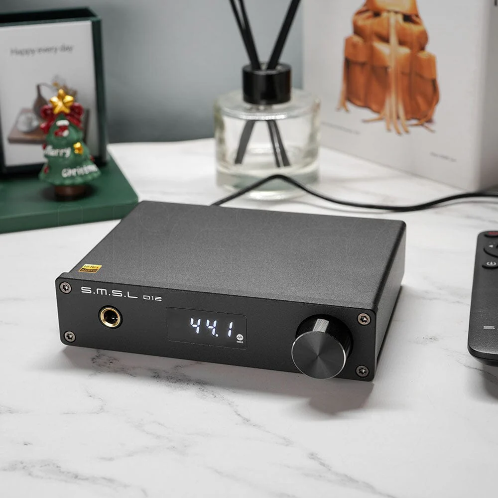SMSL D12 AK4493S Bluetooth 5.0 USB MQA DAC & Headphone Amplifier