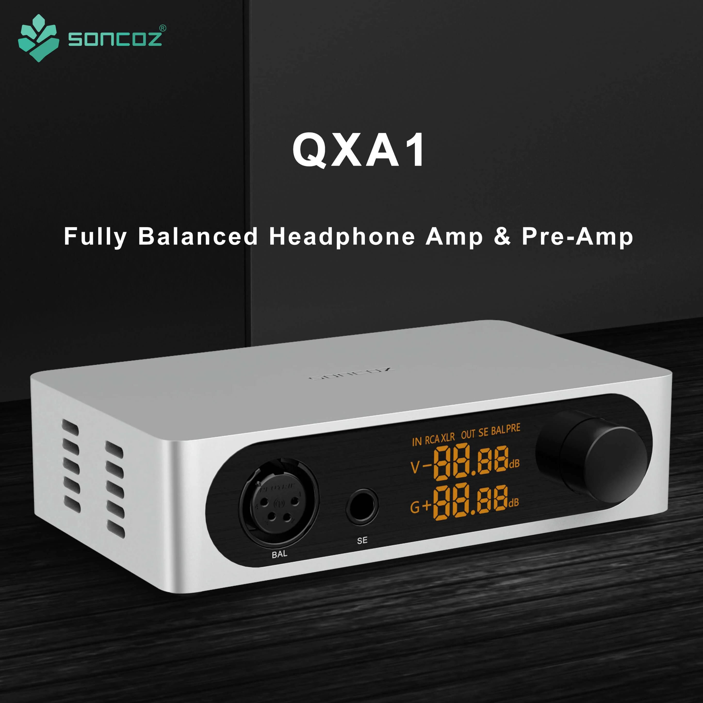 Soncoz QXA1 Fully Balanced Headphone Amp & Pre-Amp - Image 5