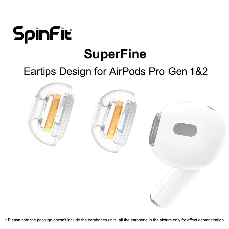 Spinfit SuperFine Cloud Comfort Earbud Tips for AirPods Pro 1&2
