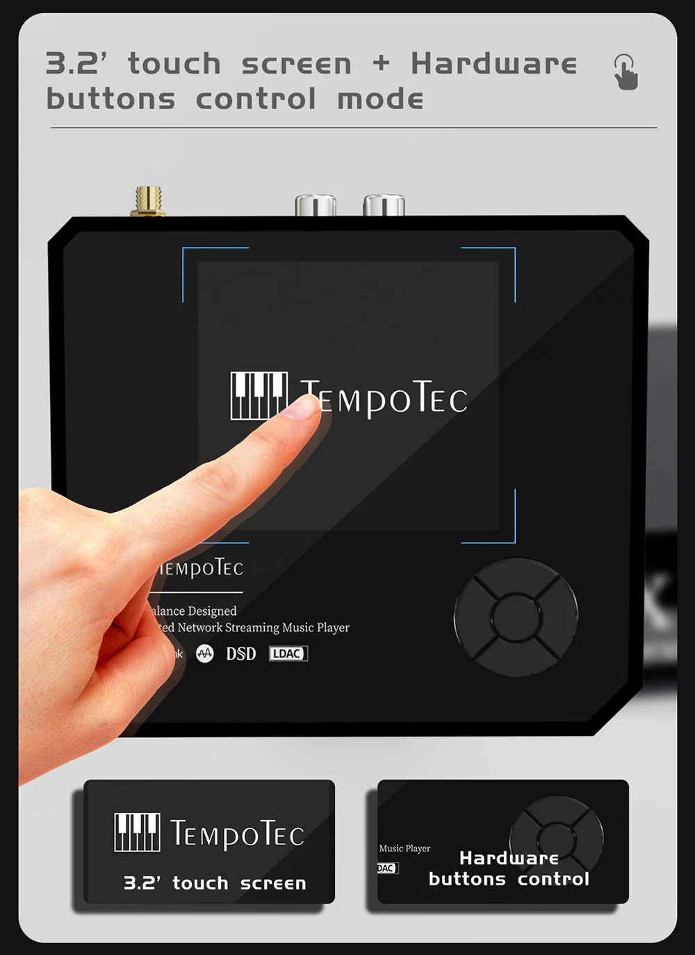 TempoTec Serenade X Desktop HiFi Spieler DAP USB DAC - Image 3