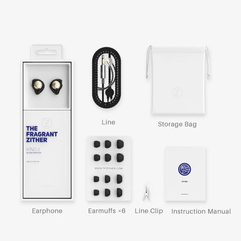 TFZ KING II HiFi In-ear Monitor Earphone Dynamic Graphene Driver - Image 6