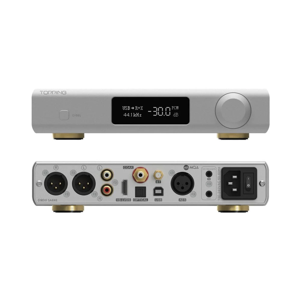 TOPPING D90III / D90 III SABRE Fully Balanced Dual ESS9039SPRO Bluetooth 5.1 HiFi DAC - Image 7
