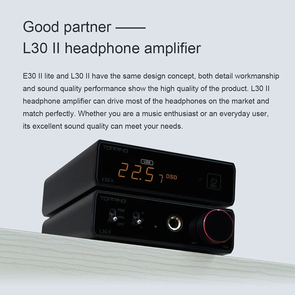 Open Box TOPPING E30 II Lite AK4493S Decoder Digital to Analog Convertor (DAC) - Image 5