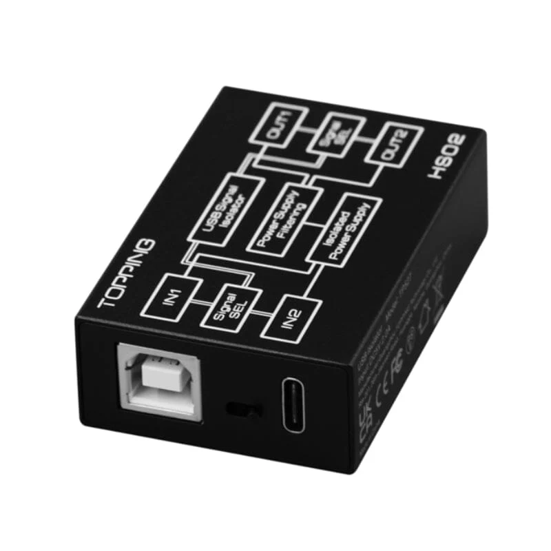 TOPPING HS02 USB2.0 High Performance High Compatibility Low Latency Audio Isolator - Image 2