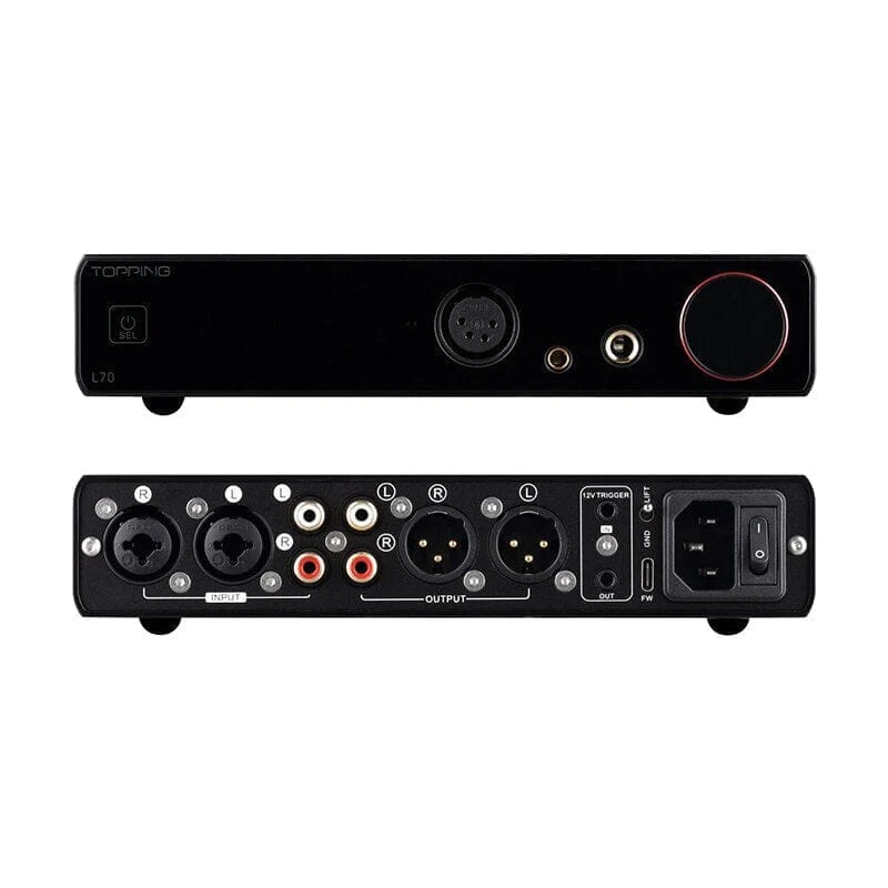 TOPPING L70 Full Balanced NFCA Headphone Amplifier 4Pin XLR/4.4 Balanced/6.35mm SE Output Amp With Remote Control - Image 2
