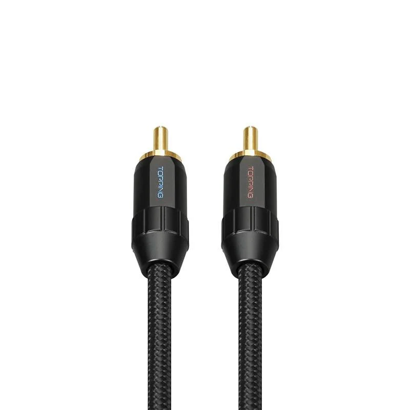TOPPING TCR2 6N Single Crystal Copper Gold-Plated RCA Cable - Image 5