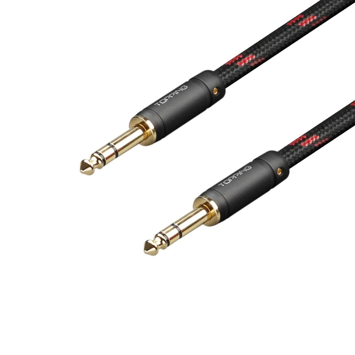 TOPPING TCT1 6.35mm TRS to 6.35mm TRS Balanced Copper Cable OCC (Pair) - Image 2