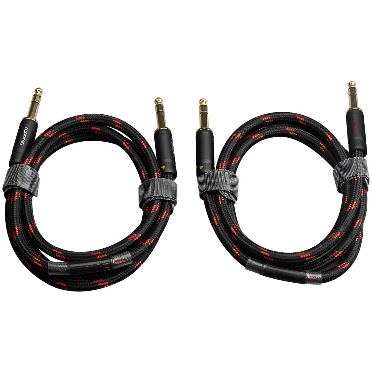 TOPPING TCT1 6.35mm TRS to 6.35mm TRS Balanced Copper Cable OCC (Pair) - Image 6
