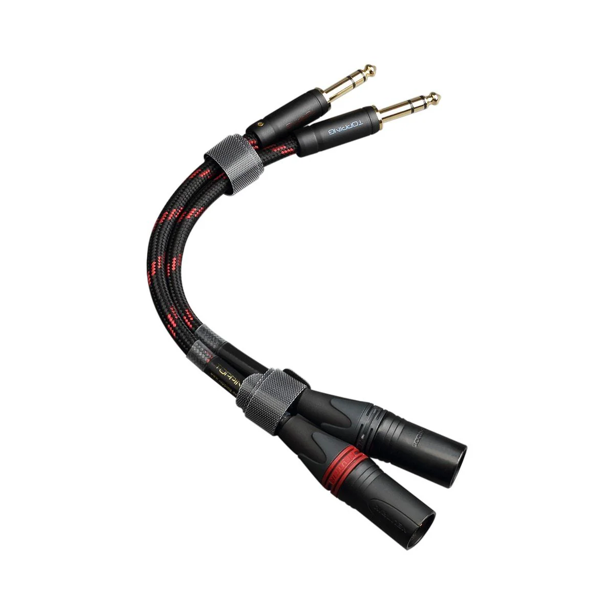 TOPPING TCT2 3-Pin Male XLR to 6.35mm TRS Balanced Copper Cable OCC (Pair) - Image 7