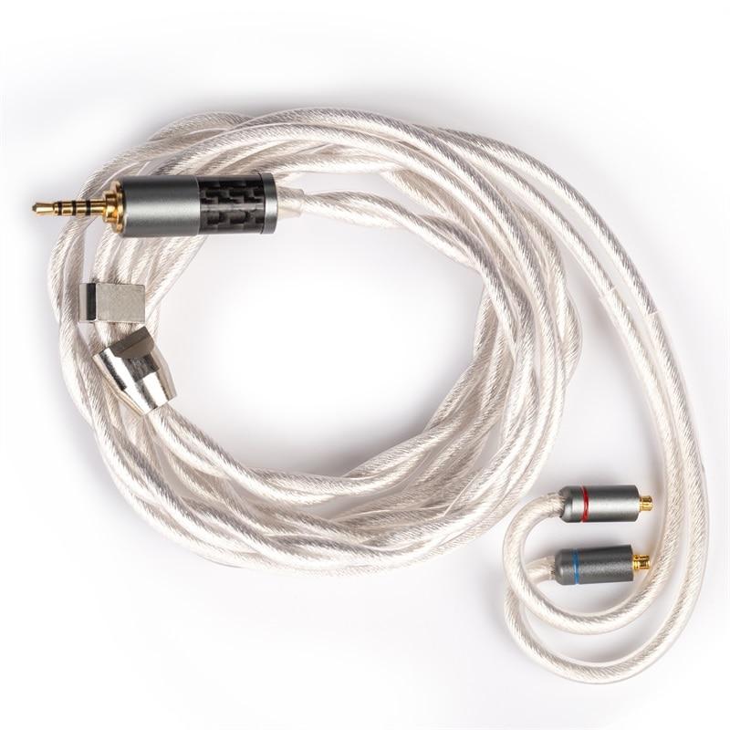TRI 2 Core Grace-S 630 Srands High-end Earphone Silver Upgrade Cable - Image 2