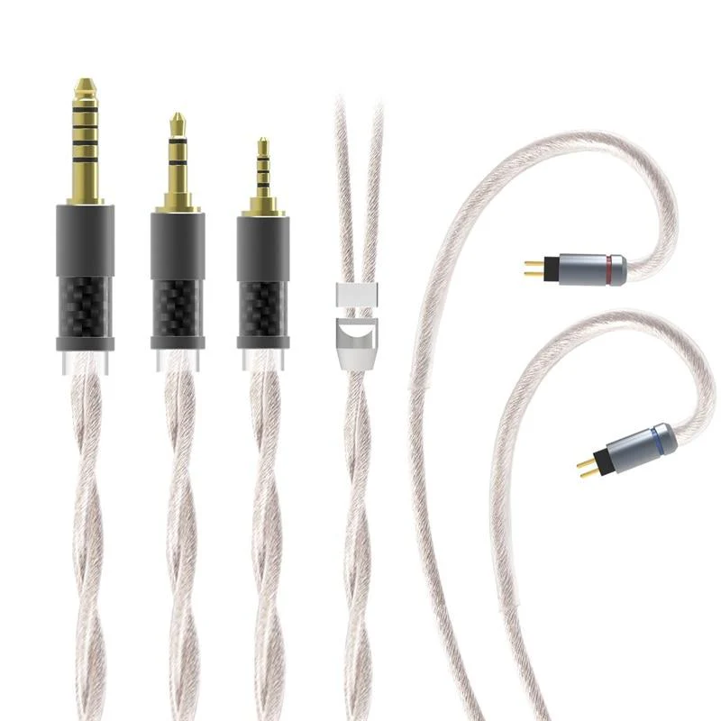 TRI 2 Core Grace-S 630 Srands High-end Earphone Silver Upgrade Cable - Image 7
