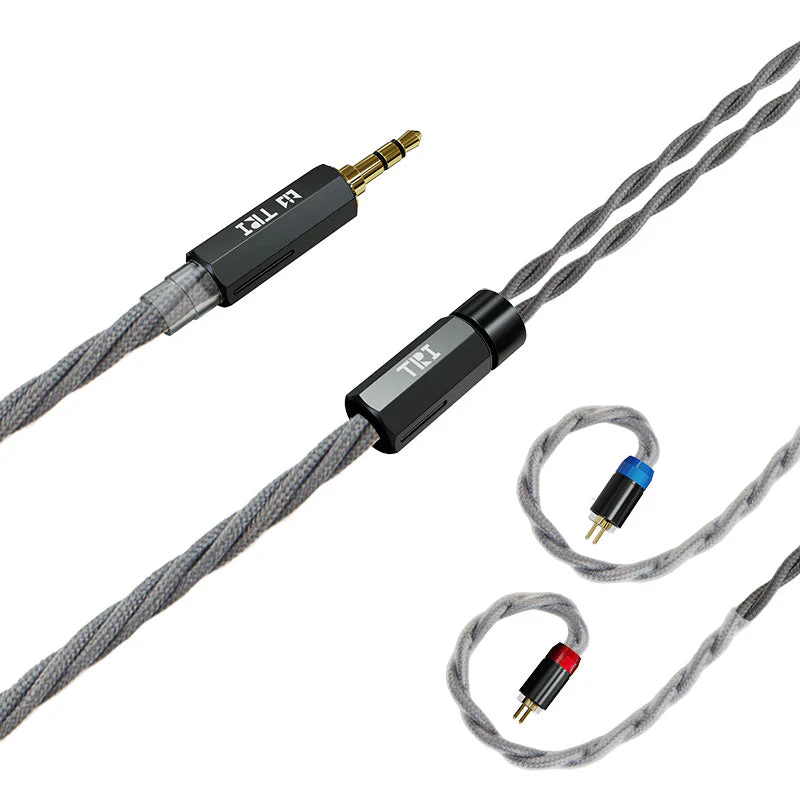 TRI Wolfram 4 Core OFC Shielding Pure Silver Upgrade Earphone Cable For TRI I3 Pro - Image 3