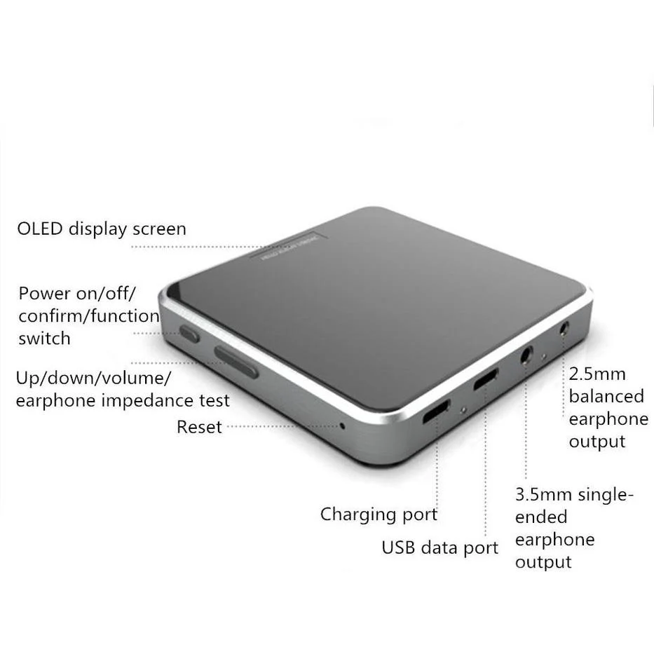XUELIN H7 Dual ES9038Q2M DAC HiFi USB Headphone Amplifier - Image 6