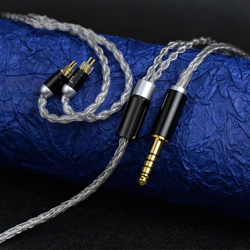 Yongse Titan II 8 Core Silver Palladium Plating Earphone Cable 3.5/2.5/4.4mm-MMCX/0.78 2Pin - Image 3